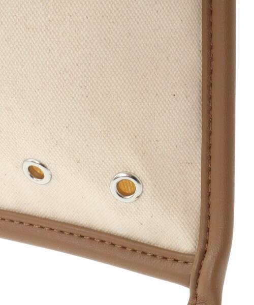 CONVERSE TOKYO（コンバーストウキョウ）の「EDGE BINDING CANVAS TOTE BAG（トートバッグ・レディース・シルバー/ベージュ/ブラック・FREE）」の13枚目の写真