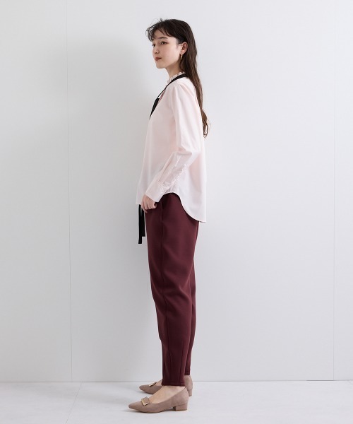 VICKY（ビッキー）の「スポンディッシュバレルレッグパンツ≪手洗い可能≫（その他パンツ・レディース・ネイビー/ブラウン/ブラック・M）」の7枚目の写真