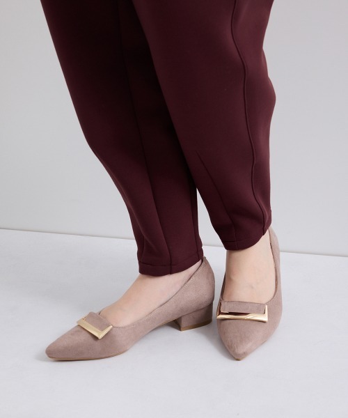 VICKY（ビッキー）の「スポンディッシュバレルレッグパンツ≪手洗い可能≫（その他パンツ・レディース・ネイビー/ブラウン/ブラック・M）」の5枚目の写真