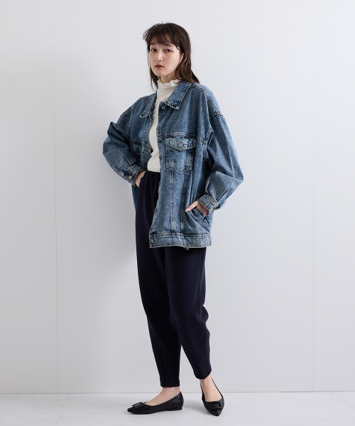 VICKY（ビッキー）の「スポンディッシュバレルレッグパンツ≪手洗い可能≫（その他パンツ・レディース・ネイビー/ブラウン/ブラック・M）」の17枚目の写真