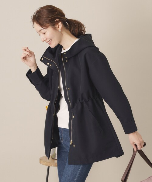 ITS'DEMO（イッツデモ）の「【花粉防止／撥水／手洗い可】ミディアム丈マウンテンパーカー（その他アウター・レディース・ネイビー/ブラウン系/ライトベージュ・00）」の16枚目の写真