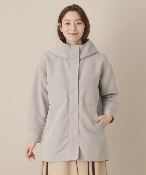 ITS'DEMO（イッツデモ）の「【花粉防止／撥水／手洗い可】ミディアム丈マウンテンパーカー（その他アウター・レディース・ネイビー/ブラウン系/ライトベージュ・00）」の20枚目の写真