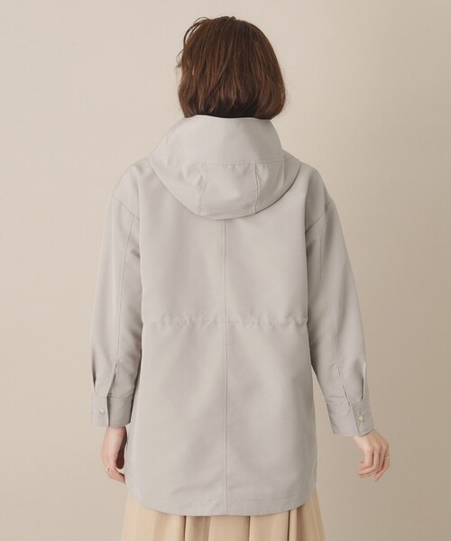 ITS'DEMO（イッツデモ）の「【花粉防止／撥水／手洗い可】ミディアム丈マウンテンパーカー（その他アウター・レディース・ネイビー/ブラウン系/ライトベージュ・00）」の22枚目の写真