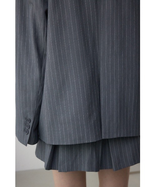 AZUL by moussy（アズールバイマウジー）の「マニッシュジャケット（テーラードジャケット・レディース・ブラック/グレー系その他/ライトブラウン・FREE）」の16枚目の写真