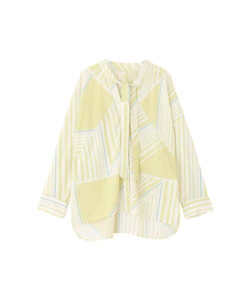 PINKY&DIANNE(ピンキーアンドダイアン)の「◆トライアングルボーダープリントブラウス(シャツ/ブラウス・レディース・イエロー系その他/ブラック・38)」の15枚目の写真