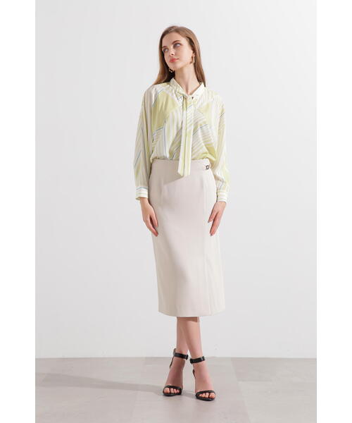 PINKY&DIANNE(ピンキーアンドダイアン)の「◆トライアングルボーダープリントブラウス(シャツ/ブラウス・レディース・イエロー系その他/ブラック・38)」の17枚目の写真