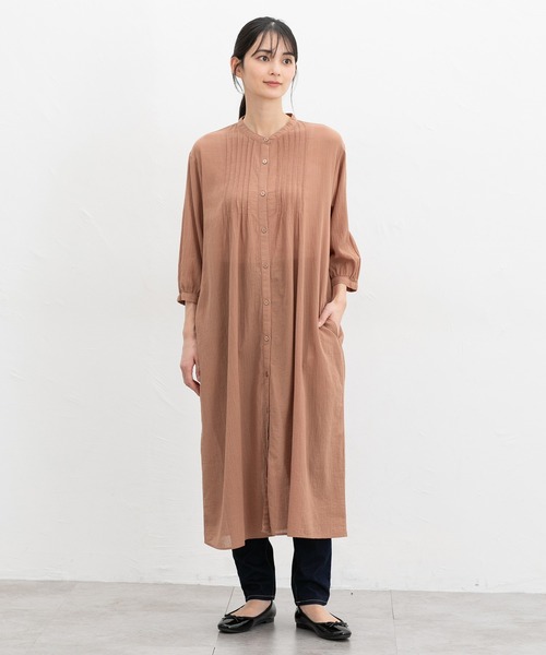 7分袖ピンタックワンピ（ワンピース）｜Honeys（ハニーズ）の