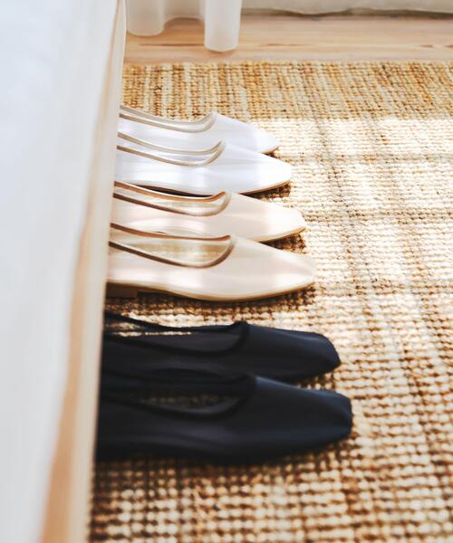 RODE SKO（ロデスコ）の「『MADE IN JAPAN』シアーフラットシューズ（バレエシューズ・レディース・ホワイト/ベージュ/ブラック・36/37/38）」の6枚目の写真