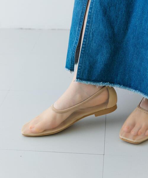 RODE SKO（ロデスコ）の「『MADE IN JAPAN』シアーフラットシューズ（バレエシューズ・レディース・ホワイト/ベージュ/ブラック・36/37/38）」の18枚目の写真