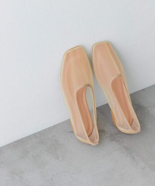 RODE SKO（ロデスコ）の「『MADE IN JAPAN』シアーフラットシューズ（バレエシューズ・レディース・ホワイト/ベージュ/ブラック・36/37/38）」の20枚目の写真