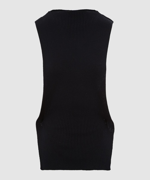 ベスト ジレ SILK MIX SIDELESS VEST / SLEEVES レディース セール】SILK MIX SIDELESS VEST / SLEEVES（ベスト）｜TAN