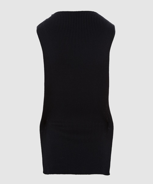 TAN（タン）の「SILK MIX SIDELESS VEST / SLEEVES（ベスト・レディース・ネイビー/グレー・FREE）」の3枚目の写真