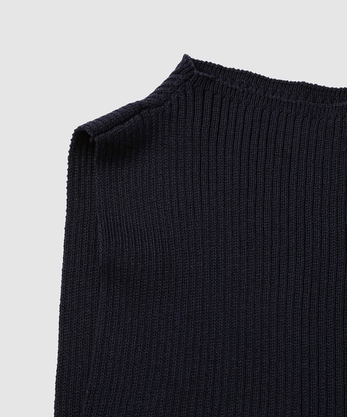 ベスト ジレ SILK MIX SIDELESS VEST / SLEEVES レディース セール】SILK MIX SIDELESS VEST / SLEEVES（ベスト）｜TAN