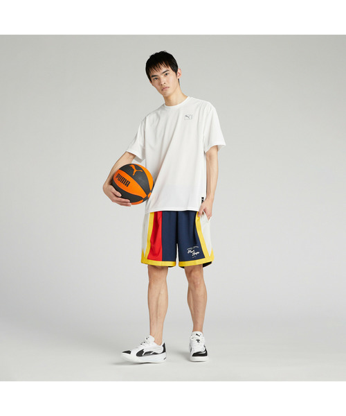 PUMA(プーマ)の「PUMA プーマ ユニセックス バスケットボール BP 半袖 Tシャツ(Tシャツ/カットソー・メンズ・レッド/ブラック×ブルー/ブラック系その他3・LARGE/X-LARGE/SMALL/MEDIUM/XX-LARGE)」の12枚目の写真