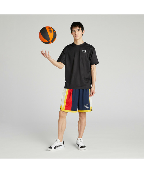 PUMA(プーマ)の「PUMA プーマ ユニセックス バスケットボール BP 半袖 Tシャツ(Tシャツ/カットソー・メンズ・レッド/ブラック×ブルー/ブラック系その他3・LARGE/X-LARGE/SMALL/MEDIUM/XX-LARGE)」の16枚目の写真
