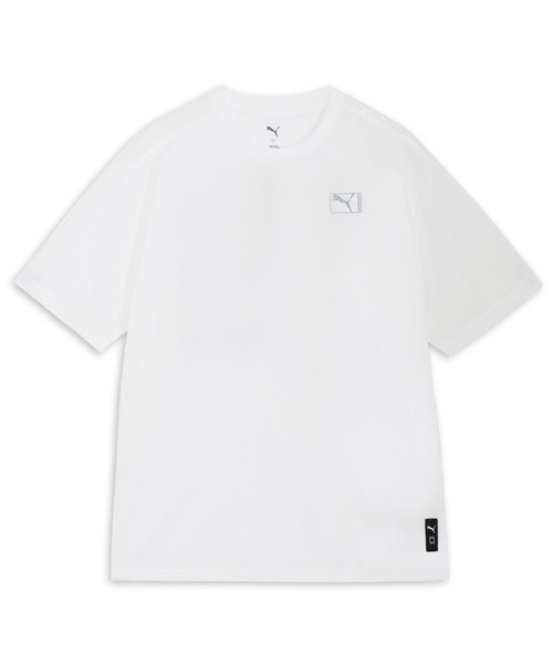 PUMA(プーマ)の「PUMA プーマ ユニセックス バスケットボール BP 半袖 Tシャツ(Tシャツ/カットソー・メンズ・レッド/ブラック×ブルー/ブラック系その他3・LARGE/X-LARGE/SMALL/MEDIUM/XX-LARGE)」の1枚目の写真