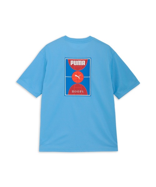 PUMA(プーマ)の「PUMA プーマ ユニセックス バスケットボール BP 半袖 Tシャツ(Tシャツ/カットソー・メンズ・レッド/ブラック×ブルー/ブラック系その他3・LARGE/X-LARGE/SMALL/MEDIUM/XX-LARGE)」の4枚目の写真