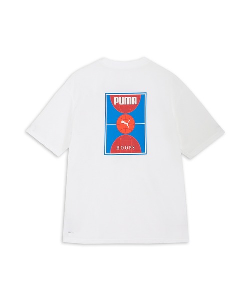 PUMA(プーマ)の「PUMA プーマ ユニセックス バスケットボール BP 半袖 Tシャツ(Tシャツ/カットソー・メンズ・レッド/ブラック×ブルー/ブラック系その他3・LARGE/X-LARGE/SMALL/MEDIUM/XX-LARGE)」の5枚目の写真