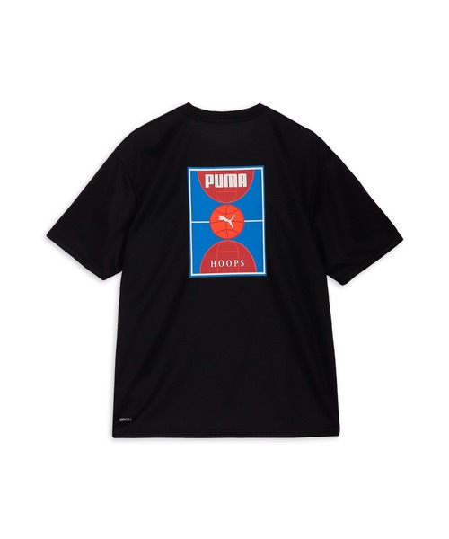 PUMA(プーマ)の「PUMA プーマ ユニセックス バスケットボール BP 半袖 Tシャツ(Tシャツ/カットソー・メンズ・レッド/ブラック×ブルー/ブラック系その他3・LARGE/X-LARGE/SMALL/MEDIUM/XX-LARGE)」の6枚目の写真