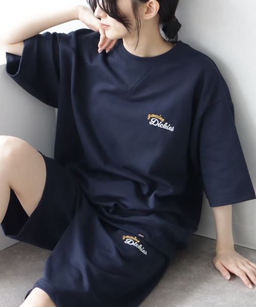 Dickies(ディッキーズ)の「【GENUINE DICKIES/ジェニュインディッキーズ】 ミニ裏毛 スウェット Tシャツ(スウェット・メンズ・スミクロ/ネイビー/アッシュグレー/グレー・M/L/XL)」の1枚目の写真