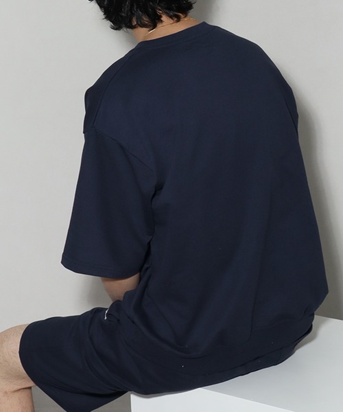 Dickies(ディッキーズ)の「【GENUINE DICKIES/ジェニュインディッキーズ】 ミニ裏毛 スウェット Tシャツ(スウェット・メンズ・スミクロ/ネイビー/アッシュグレー/グレー・M/L/XL)」の19枚目の写真