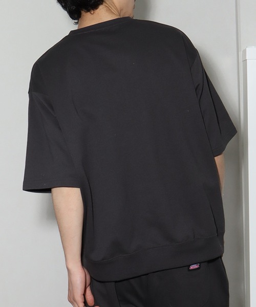 Dickies(ディッキーズ)の「【GENUINE DICKIES/ジェニュインディッキーズ】 ミニ裏毛 スウェット Tシャツ(スウェット・メンズ・スミクロ/ネイビー/アッシュグレー/グレー・M/L/XL)」の7枚目の写真