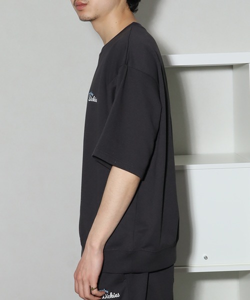 Dickies(ディッキーズ)の「【GENUINE DICKIES/ジェニュインディッキーズ】 ミニ裏毛 スウェット Tシャツ(スウェット・メンズ・スミクロ/ネイビー/アッシュグレー/グレー・M/L/XL)」の6枚目の写真