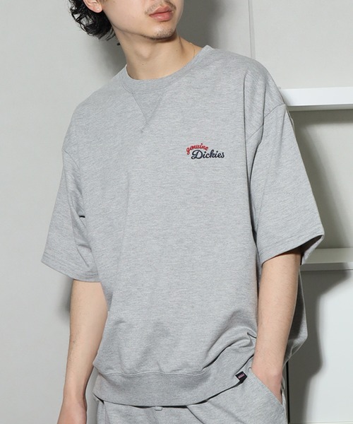 Dickies(ディッキーズ)の「【GENUINE DICKIES/ジェニュインディッキーズ】 ミニ裏毛 スウェット Tシャツ(スウェット・メンズ・スミクロ/ネイビー/アッシュグレー/グレー・M/L/XL)」の13枚目の写真
