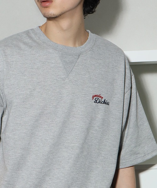 Dickies(ディッキーズ)の「【GENUINE DICKIES/ジェニュインディッキーズ】 ミニ裏毛 スウェット Tシャツ(スウェット・メンズ・スミクロ/ネイビー/アッシュグレー/グレー・M/L/XL)」の14枚目の写真