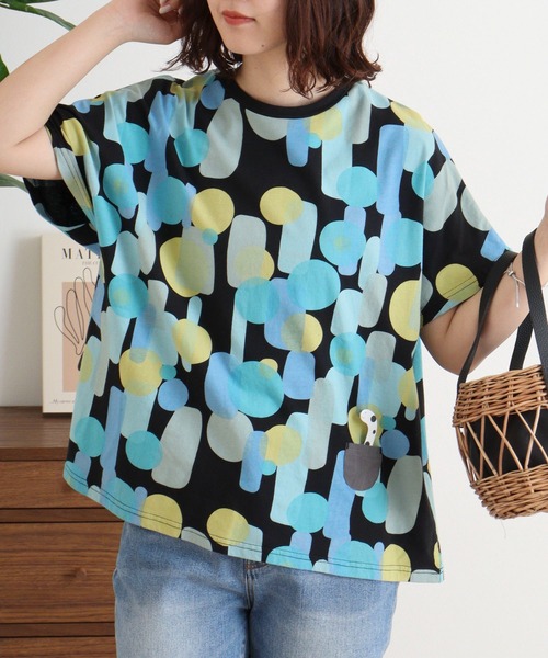 tシャツ EMAGO チンアナゴの住む海の中プリントＴ レディース 楽天市場】チンアナゴの住む海の中プリントTシャツ emago