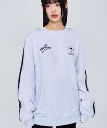 A'GEM/9 × .kom 『ACOVER/オコボ』 Angel Logo Track Long Sleeve Man to Man/エンジェルロゴトラック長袖スウェット