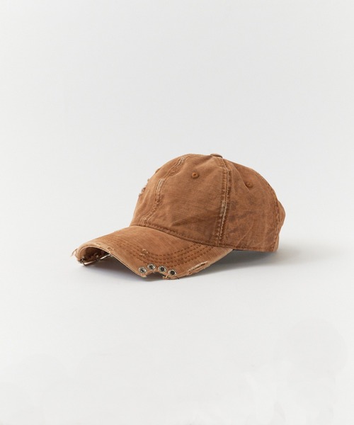 値下げ中　fuckthisindustry 似 スタッズ　デニム　キャップ セール】punk-style cap/ヴィンテージライク パンク風デニム