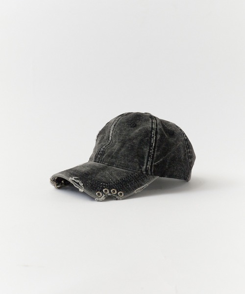 セール】punk-style cap/ヴィンテージライク パンク風デニム
