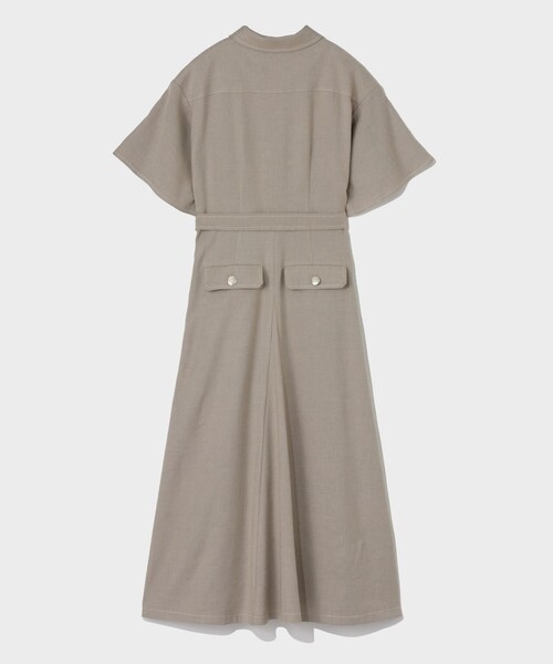 GRACE CLASS(グレースクラス)の「リネンデニムライクワンピース(ワンピース・レディース・ベージュ/ブラック・36/38)」の12枚目の写真