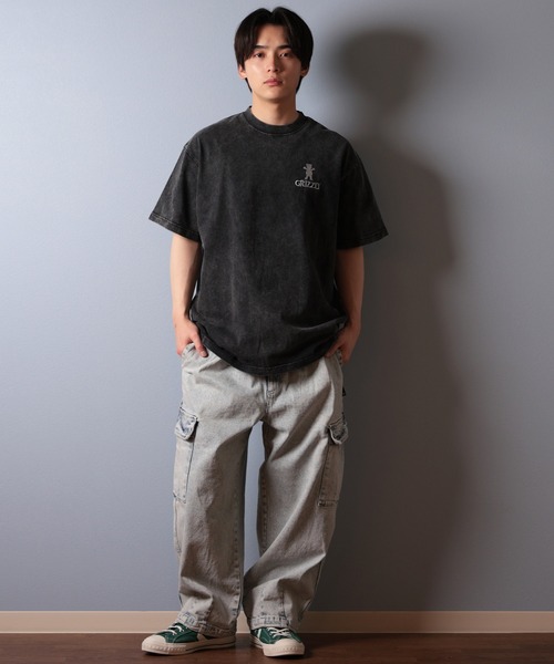 GRIZZLY(グリズリー)の「【ムラサキスポーツ限定】GRIZZLY/グリズリー 半袖Tシャツ バックプリント G25SS1405(Tシャツ/カットソー・メンズ・ブラック/スミクロ/ホワイト・XL/L/M)」の5枚目の写真