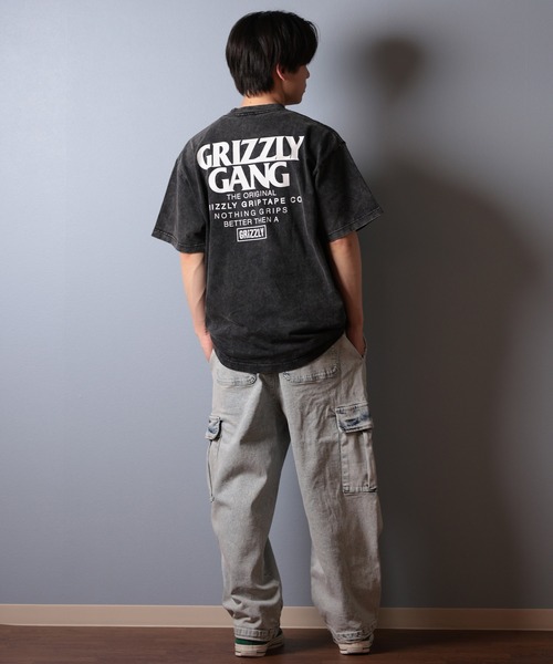 GRIZZLY(グリズリー)の「【ムラサキスポーツ限定】GRIZZLY/グリズリー 半袖Tシャツ バックプリント G25SS1405(Tシャツ/カットソー・メンズ・ブラック/スミクロ/ホワイト・XL/L/M)」の7枚目の写真