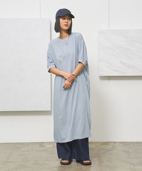 J.PRESS YORK STREET(ジェイプレスヨークストリート)の「【WOMEN】ワッシャーニットコンビ ワンピース(ワンピース・レディース・ダークグリーン系/イエロー系/ネイビー系/ダルブルー系・F)」の13枚目の写真