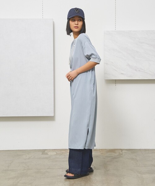J.PRESS YORK STREET(ジェイプレスヨークストリート)の「【WOMEN】ワッシャーニットコンビ ワンピース(ワンピース・レディース・ダークグリーン系/イエロー系/ネイビー系/ダルブルー系・F)」の14枚目の写真