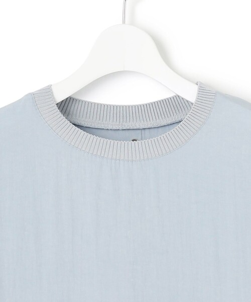 J.PRESS YORK STREET(ジェイプレスヨークストリート)の「【WOMEN】ワッシャーニットコンビ ワンピース(ワンピース・レディース・ダークグリーン系/イエロー系/ネイビー系/ダルブルー系・F)」の18枚目の写真