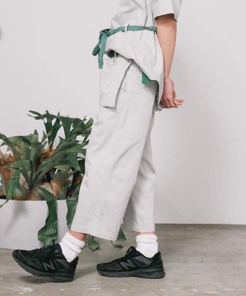FACETASM(ファセッタズム)の「FACETASM/ファセッタズムxNicolai Bergmann/ニコライ バーグマン APRON PANTS アプロンパンツ(チノパンツ・メンズ・グレー・3/5/4)」の7枚目の写真