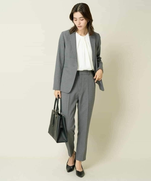 a.v.v（アーヴェヴェ）の「三層A4トートバッグ（トートバッグ・レディース・ライトグレー/ブラック/アイボリー・38）」の16枚目の写真