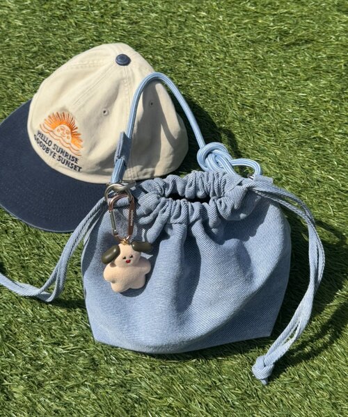 CIAOPANIC TYPY(チャオパニックティピー)の「【UNISEX】アソート巾着バッグ(ショルダーバッグ・メンズ・ブルー/サックスブルー/ネイビー/グリーン/レッド・ONE SIZE)」の9枚目の写真