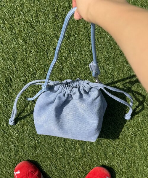 CIAOPANIC TYPY(チャオパニックティピー)の「【UNISEX】アソート巾着バッグ(ショルダーバッグ・メンズ・ブルー/サックスブルー/ネイビー/グリーン/レッド・ONE SIZE)」の10枚目の写真