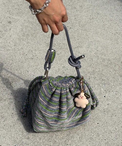 CIAOPANIC TYPY(チャオパニックティピー)の「【UNISEX】アソート巾着バッグ(ショルダーバッグ・メンズ・ブルー/サックスブルー/ネイビー/グリーン/レッド・ONE SIZE)」の21枚目の写真