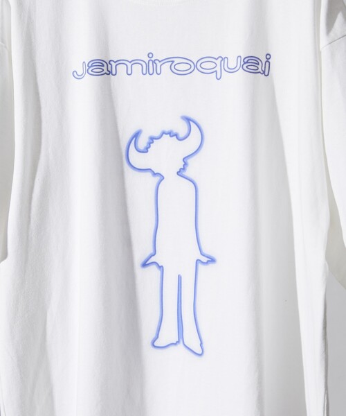 PUBLUX（パブリュクス）の「PUBLUX/パブリュクス Jamiroquai ネオンロゴプリントTee(限定展開)（Tシャツ/カットソー・メンズ・ブラック/ホワイト・MEDIUM/LARGE/X-LARGE）」の15枚目の写真