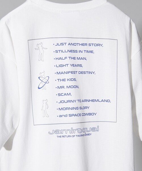 PUBLUX（パブリュクス）の「PUBLUX/パブリュクス Jamiroquai ネオンロゴプリントTee(限定展開)（Tシャツ/カットソー・メンズ・ブラック/ホワイト・MEDIUM/LARGE/X-LARGE）」の8枚目の写真