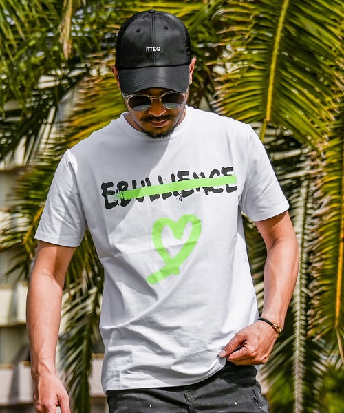 adamsJUGGLER(アダムスジャグラー)の「RTEGペイントハートティー(Tシャツ/カットソー・メンズ・ホワイト/ブラック・S/L/XL/XXL/M)」の10枚目の写真