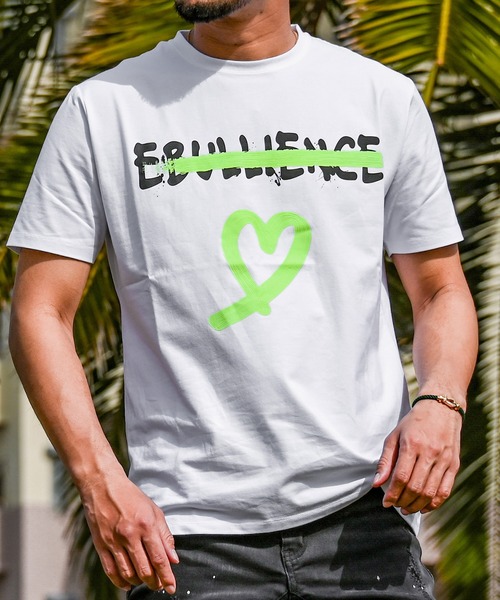 adamsJUGGLER(アダムスジャグラー)の「RTEGペイントハートティー(Tシャツ/カットソー・メンズ・ホワイト/ブラック・S/L/XL/XXL/M)」の12枚目の写真