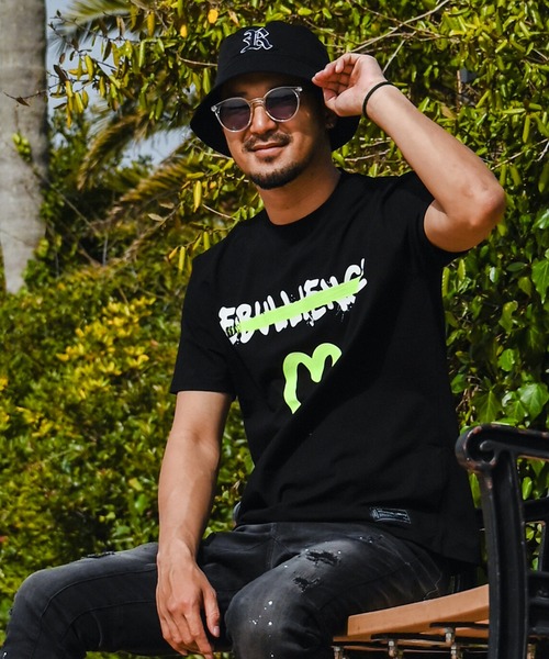 adamsJUGGLER(アダムスジャグラー)の「RTEGペイントハートティー(Tシャツ/カットソー・メンズ・ホワイト/ブラック・S/L/XL/XXL/M)」の15枚目の写真