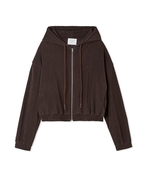 emmi（エミ）の「【USAGI限定カラー】【emmi×PlaX（TM）】フードパーカー（パーカー・レディース・ブラック/ブルー/ライトグレー/ブラウン・FREE）」の14枚目の写真